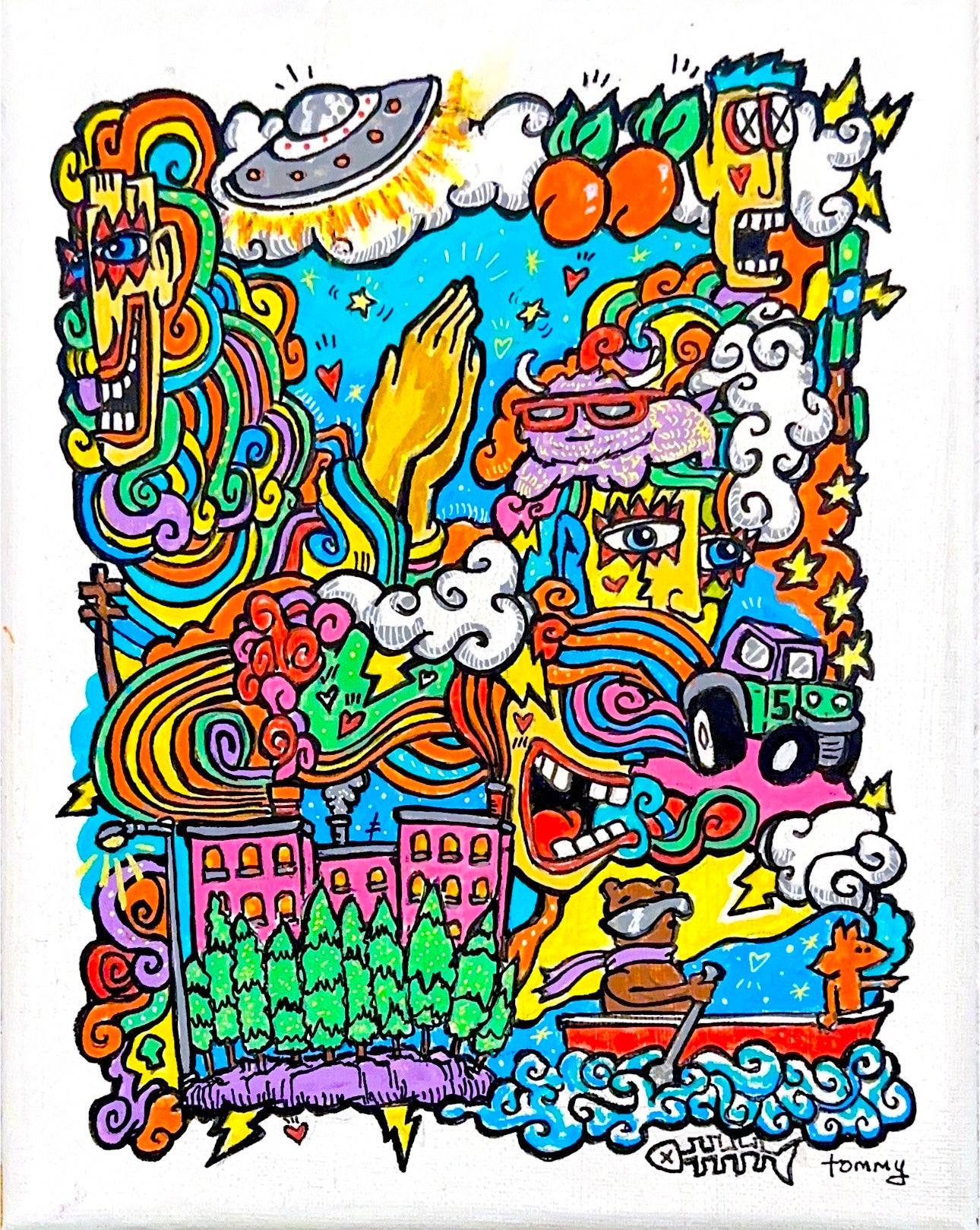 Fox & Bear on Parade