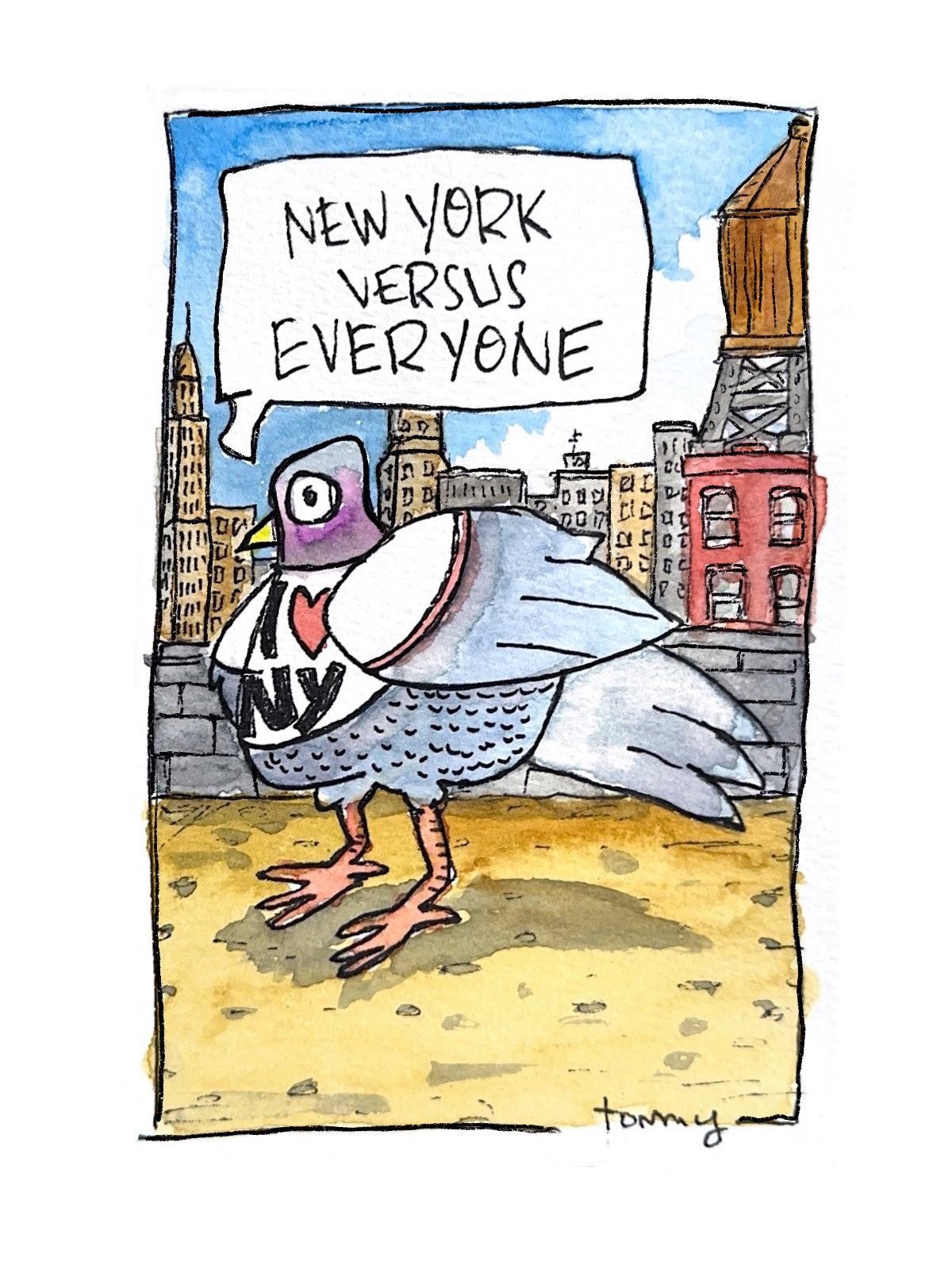 "New York versus Everyone" 6 Card Pack
