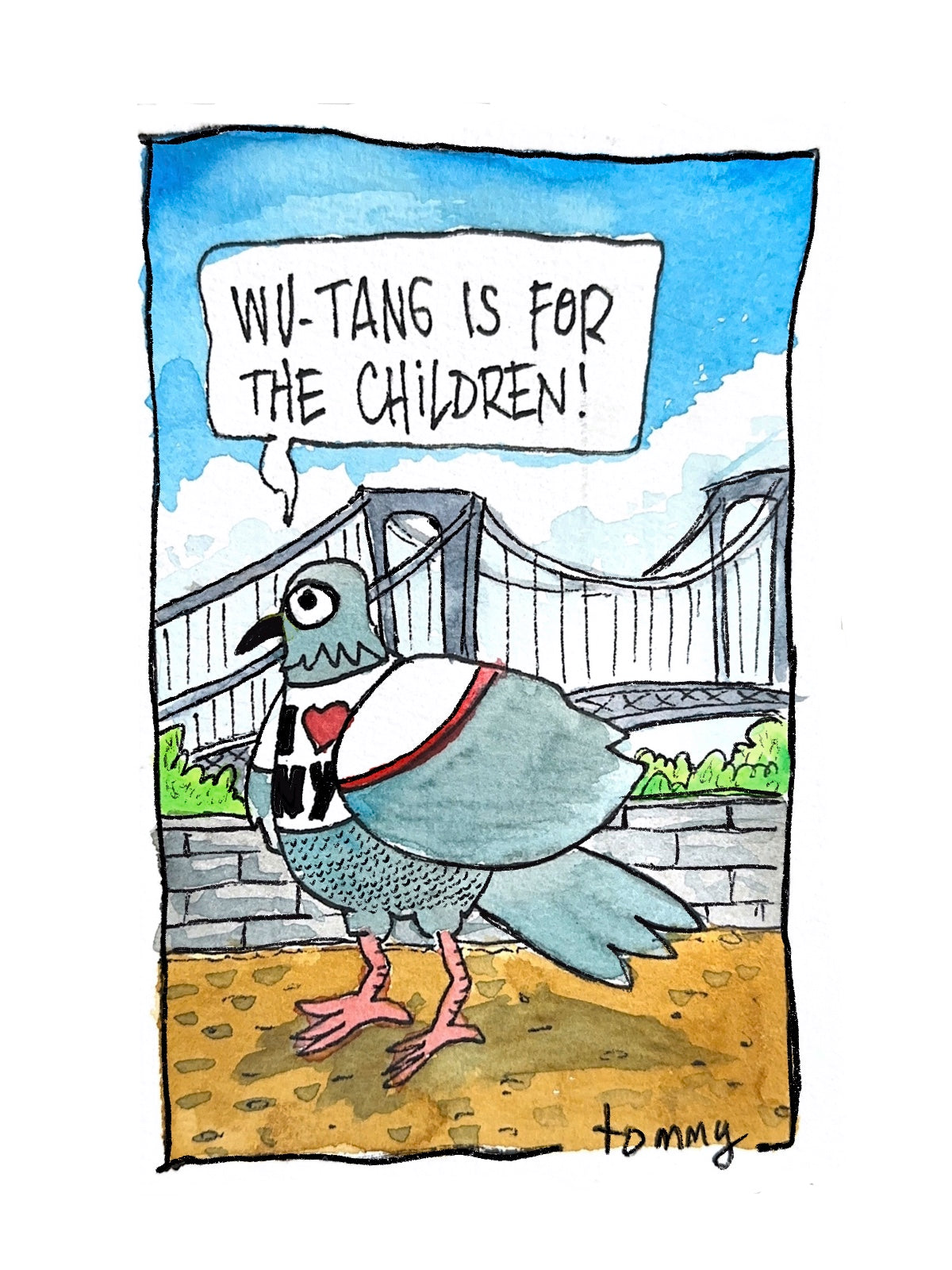 Wu-Tang is for the Children Greeting Card
